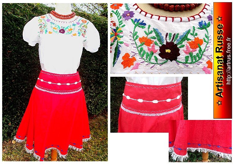 02.Costumes folk slave "TATIANA"